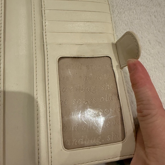 Kate Spade New York Leather Wallet Women’s Zip Around Card Holder Emerald Green - Picture 10 of 14